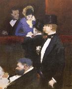 Jean-Louis Forain A Box at the Opea Germany oil painting artist